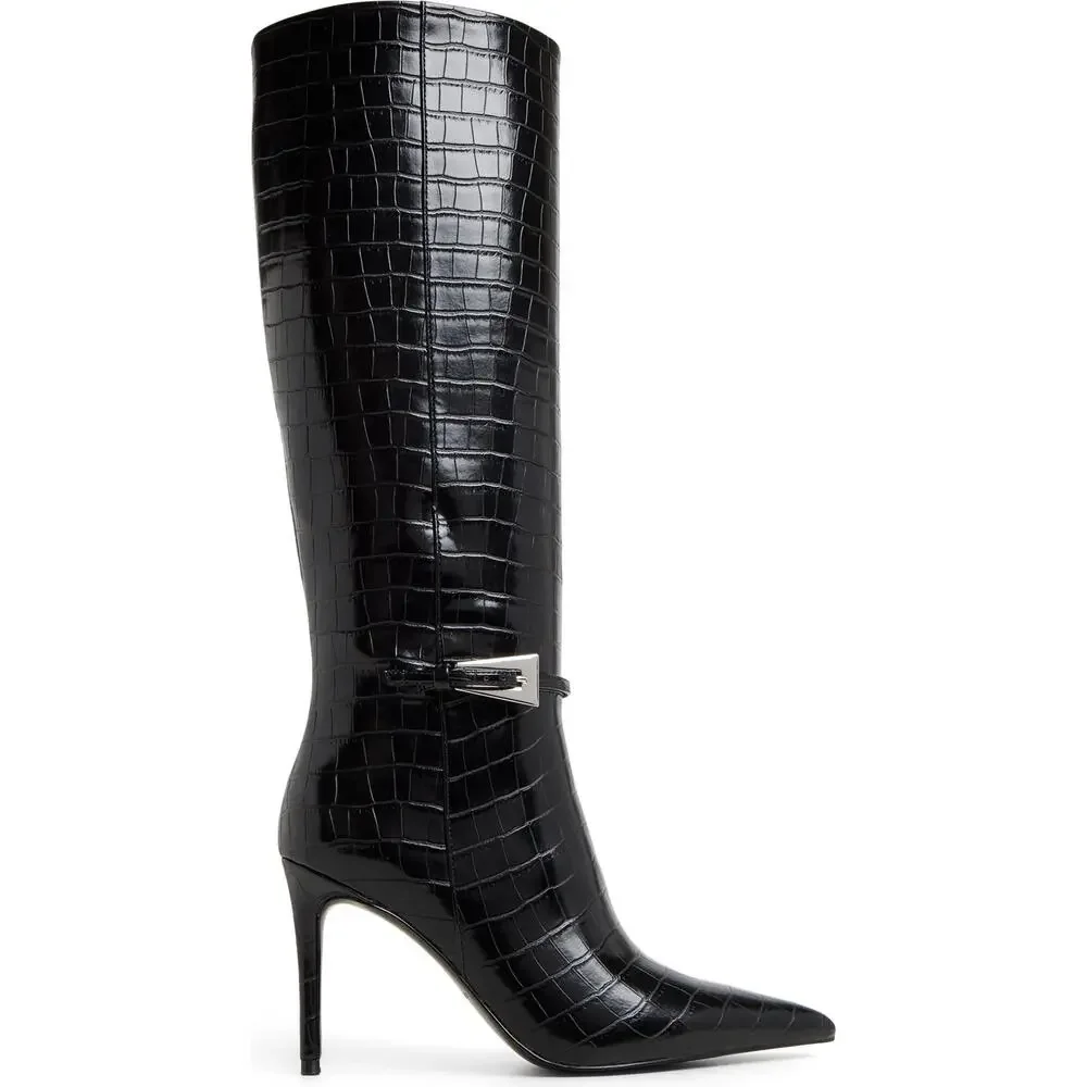 Aldo Tiffany Women's Stiletto Black Boots Size 8.5 MSRP $140